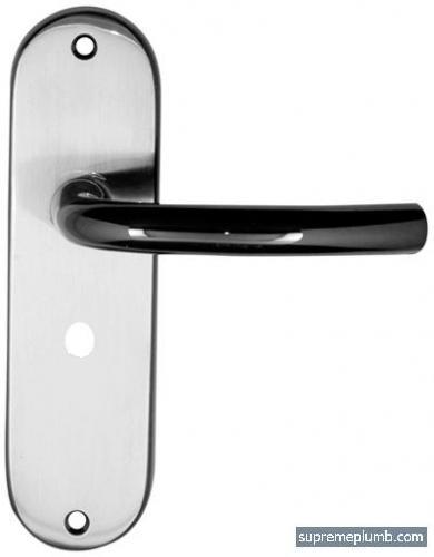 Milan Lever Bathroom Satin Black Nickel